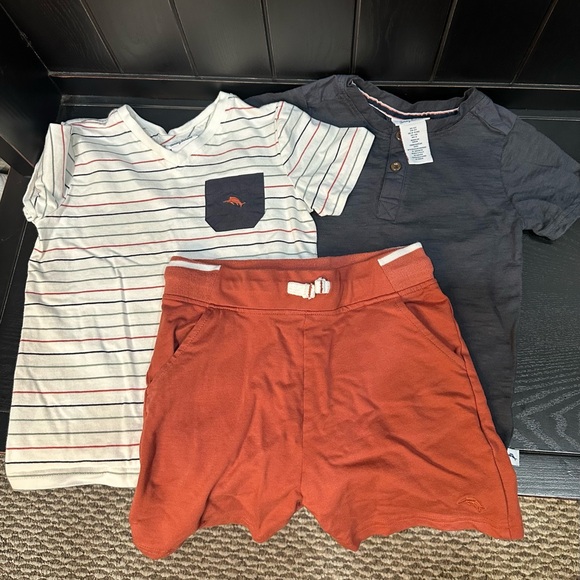 Tommy Bahama Kids Striped and Navy Tee Set - Picture 2 of 9